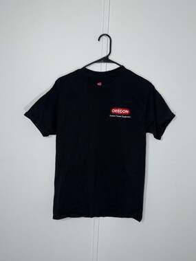 Oregon Outdoor Power Equipment Log Splitters Divide and Conquer T-Shirt Size M